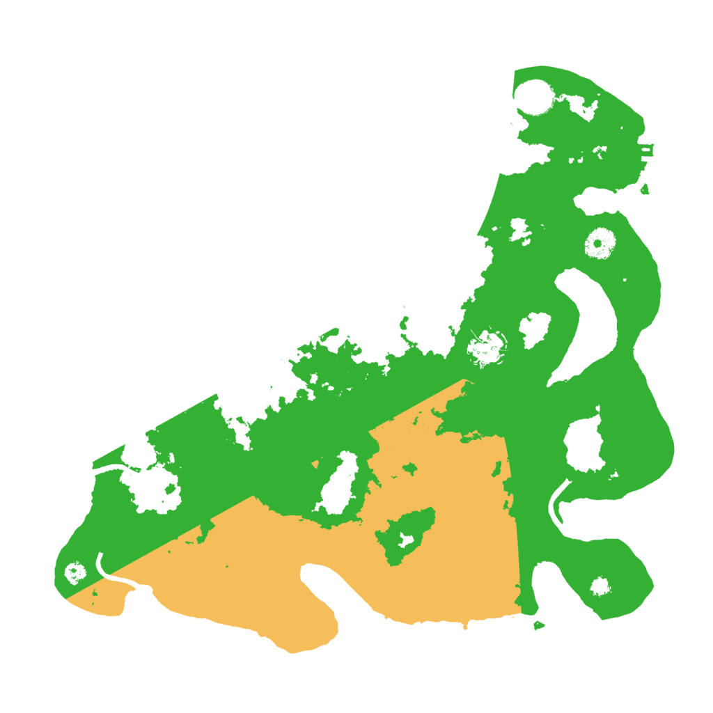 Biome Rust Map: Procedural Map, Size: 3500, Seed: 804257535