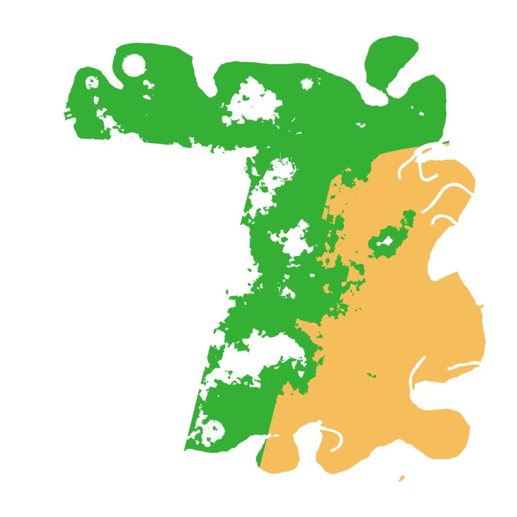 Biome Rust Map: Procedural Map, Size: 4000, Seed: 13621