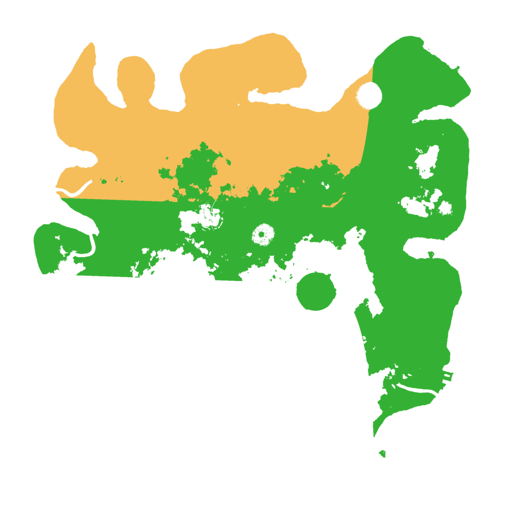 Biome Rust Map: Procedural Map, Size: 3550, Seed: 3977616