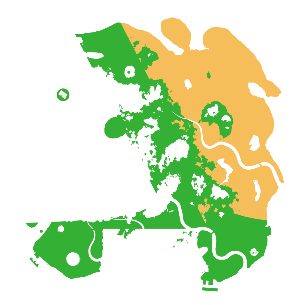 Biome Rust Map: Procedural Map, Size: 4000, Seed: 1296565934
