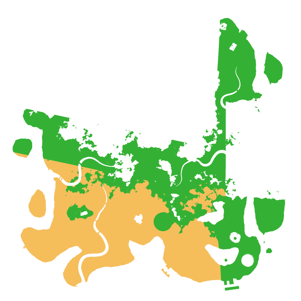 Biome Rust Map: Procedural Map, Size: 4250, Seed: 1087758383