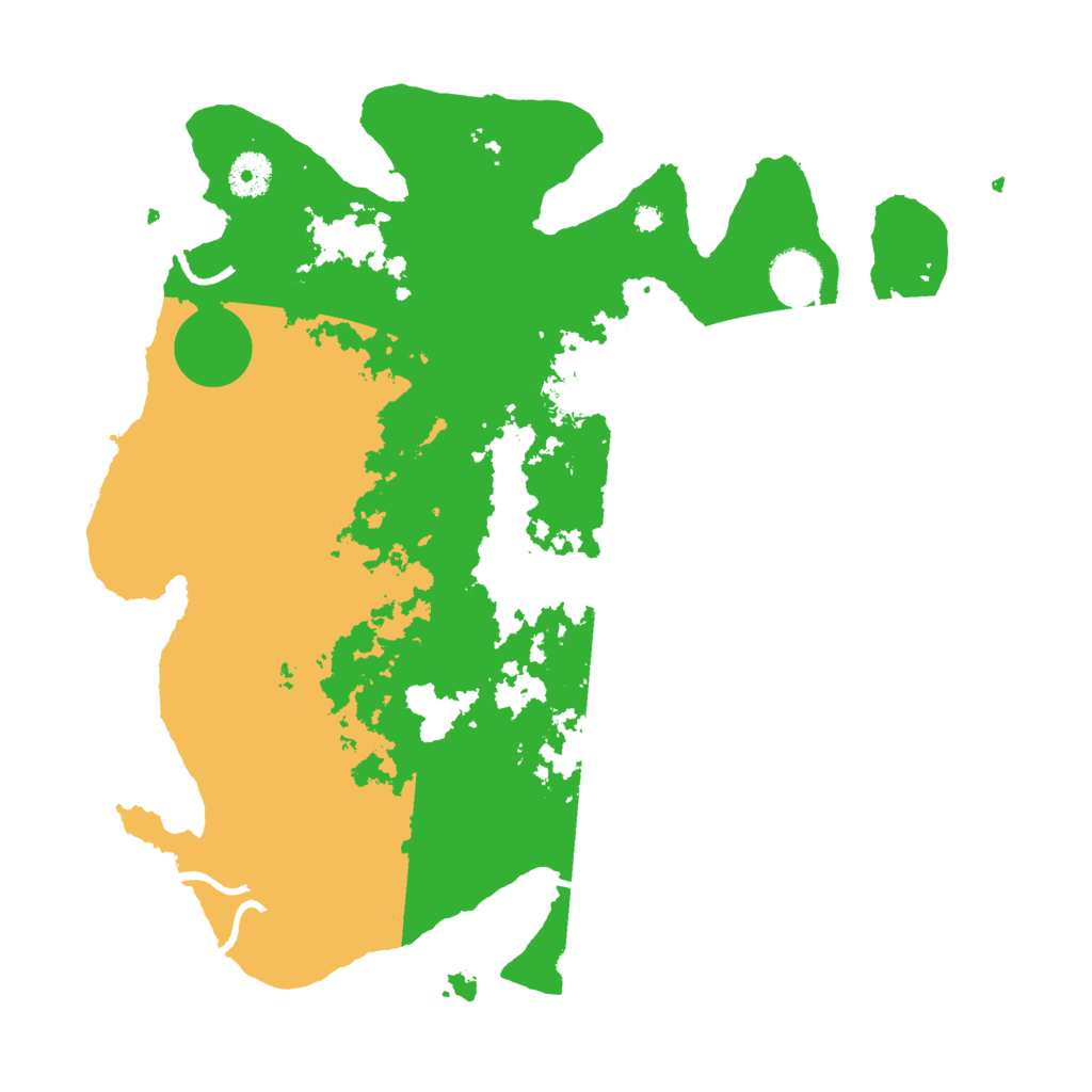 Biome Rust Map: Procedural Map, Size: 3700, Seed: 1045444558