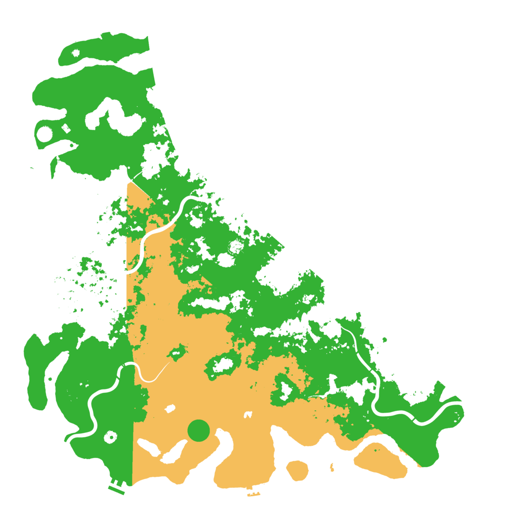 Biome Rust Map: Procedural Map, Size: 6000, Seed: 2135924324