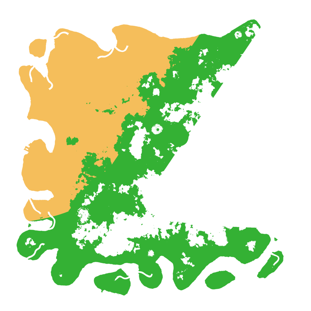 Biome Rust Map: Procedural Map, Size: 4500, Seed: 424592655