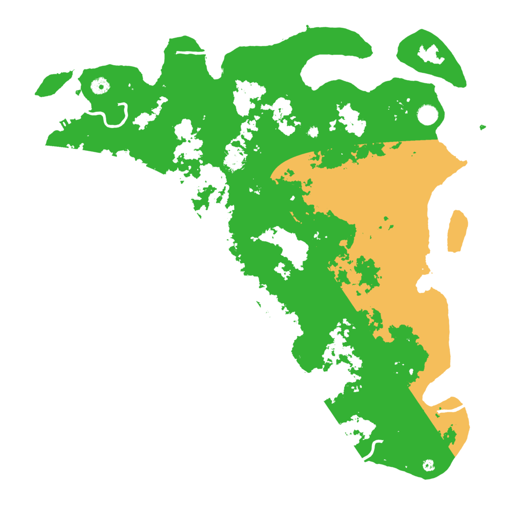 Biome Rust Map: Procedural Map, Size: 4450, Seed: 12558