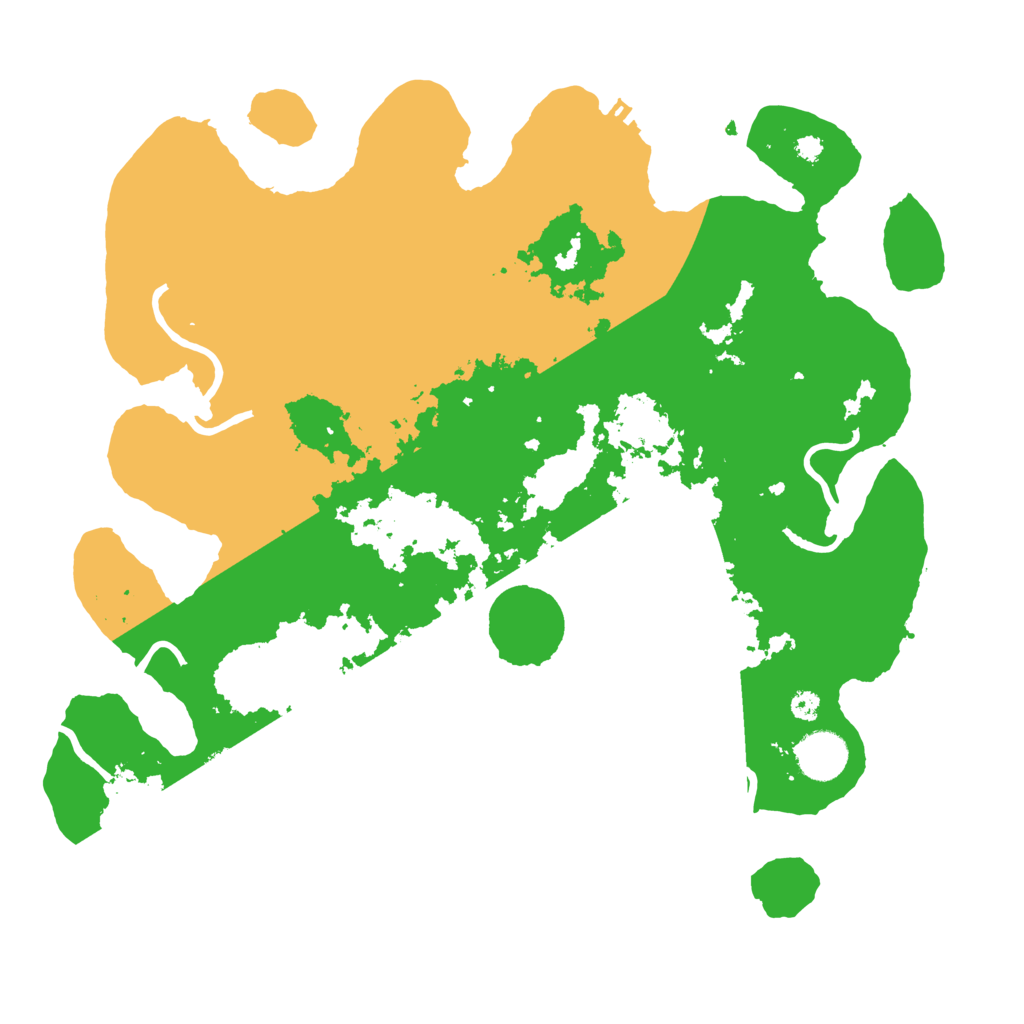 Biome Rust Map: Procedural Map, Size: 3600, Seed: 2059432990