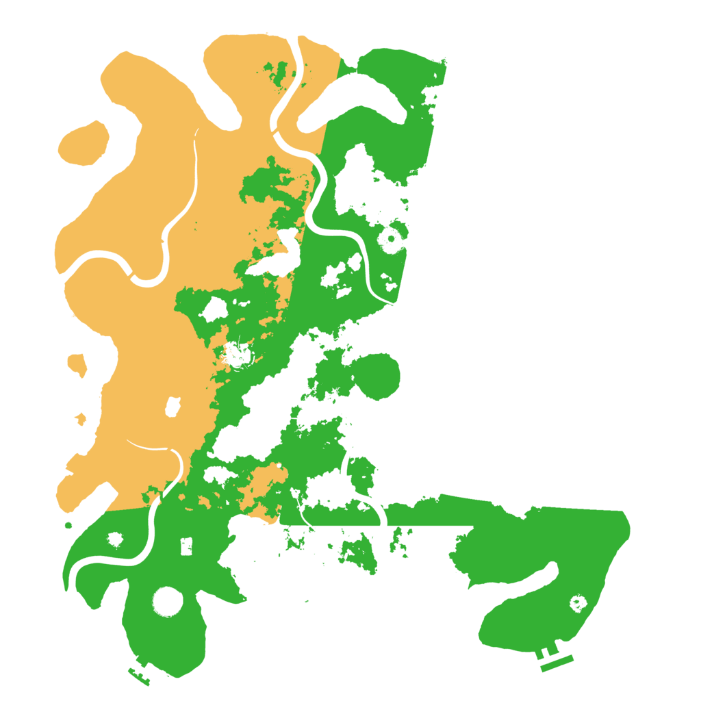 Biome Rust Map: Procedural Map, Size: 4200, Seed: 78425