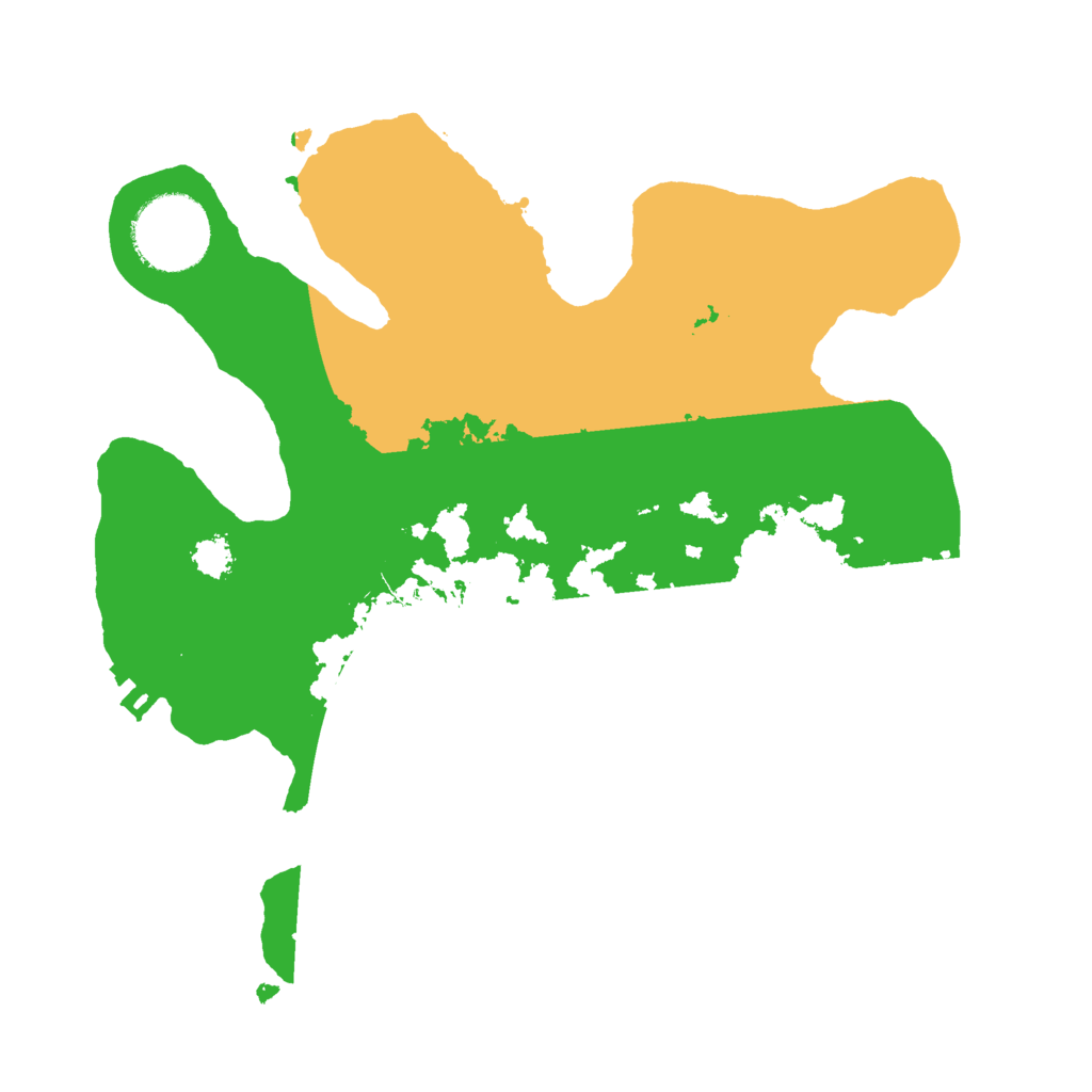 Biome Rust Map: Procedural Map, Size: 2500, Seed: 1607851038