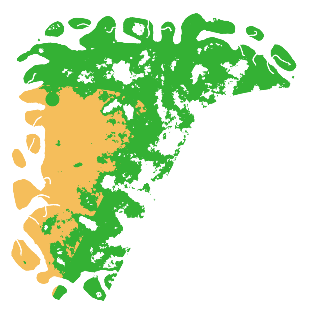 Biome Rust Map: Procedural Map, Size: 6000, Seed: 1985692216