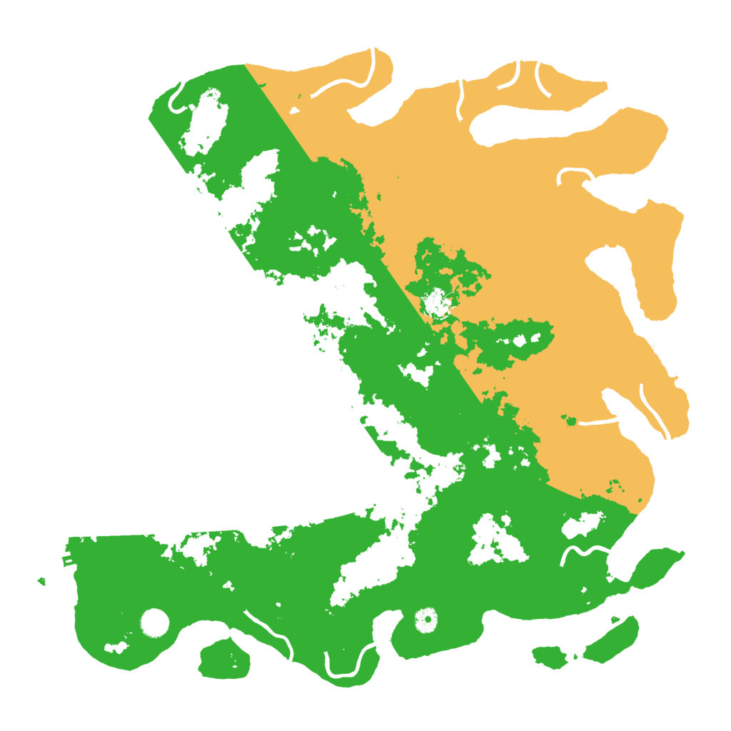 Biome Rust Map: Procedural Map, Size: 4500, Seed: 19686