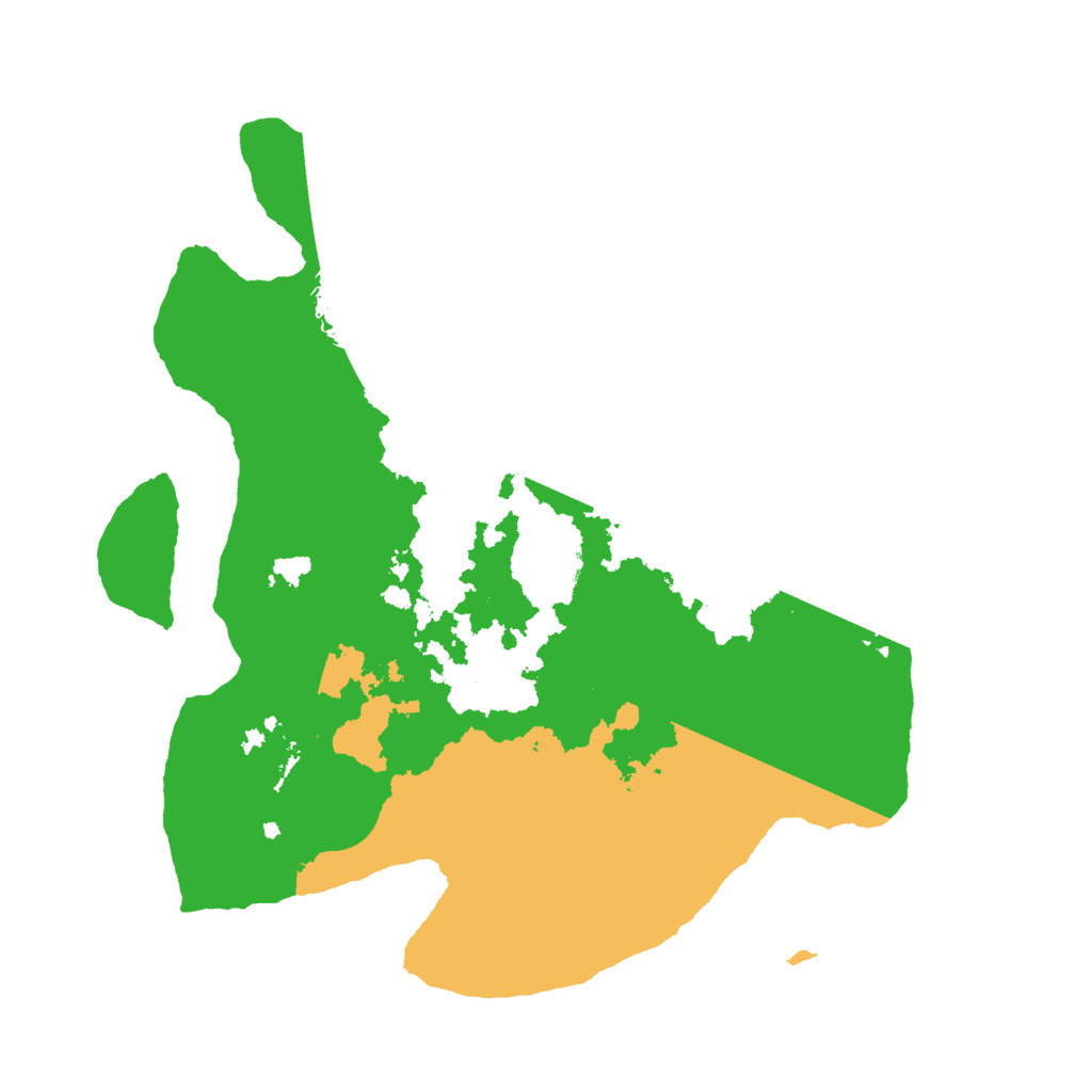 Biome Rust Map: Barren, Size: 3000, Seed: 1587094548