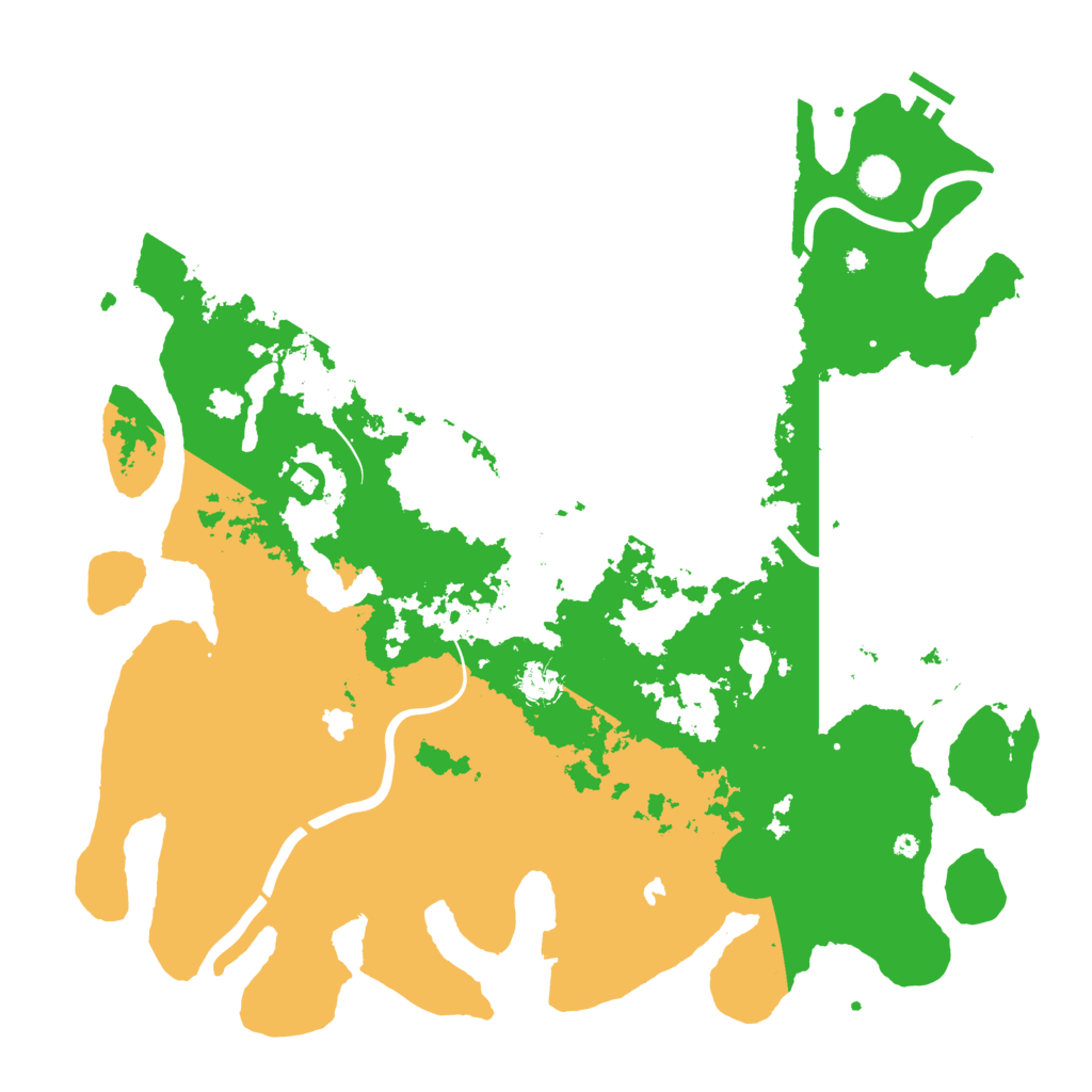 Biome Rust Map: Procedural Map, Size: 4500, Seed: 1775980409
