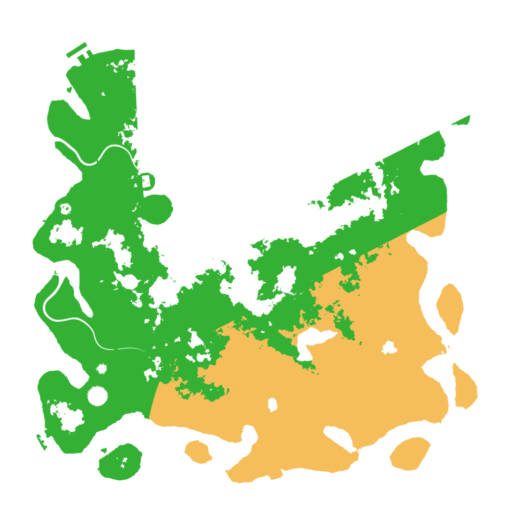 Biome Rust Map: Procedural Map, Size: 4500, Seed: 287048229