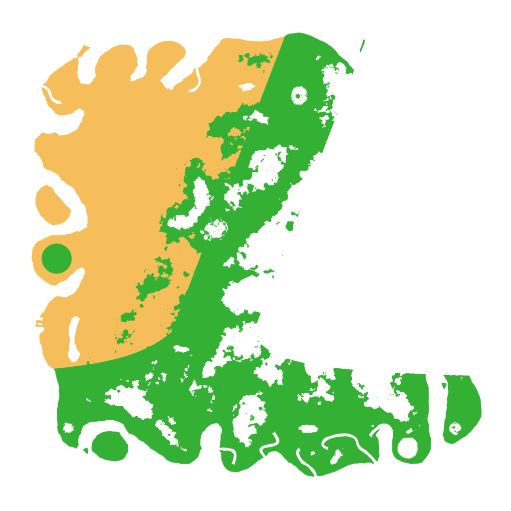 Biome Rust Map: Procedural Map, Size: 4500, Seed: 1059381847