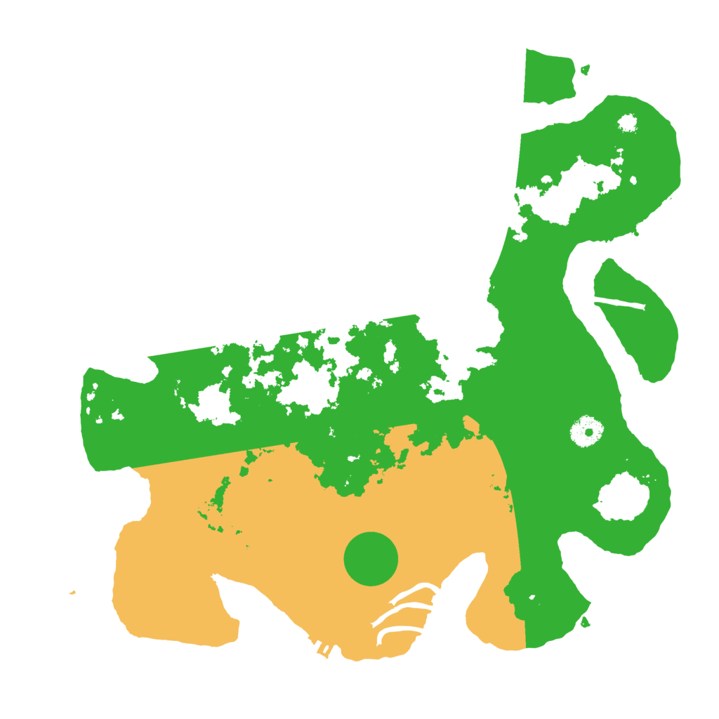 Biome Rust Map: Procedural Map, Size: 3500, Seed: 62023