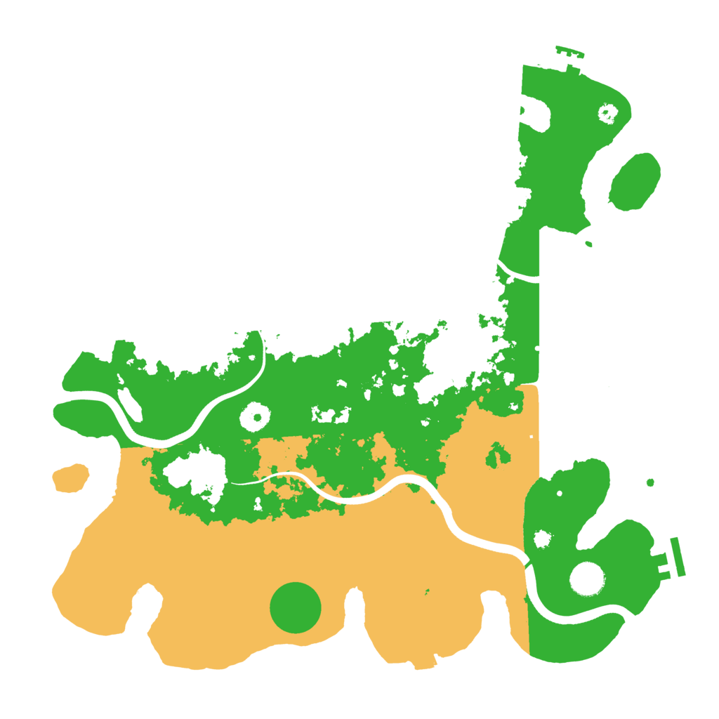 Biome Rust Map: Procedural Map, Size: 3700, Seed: 1638634805