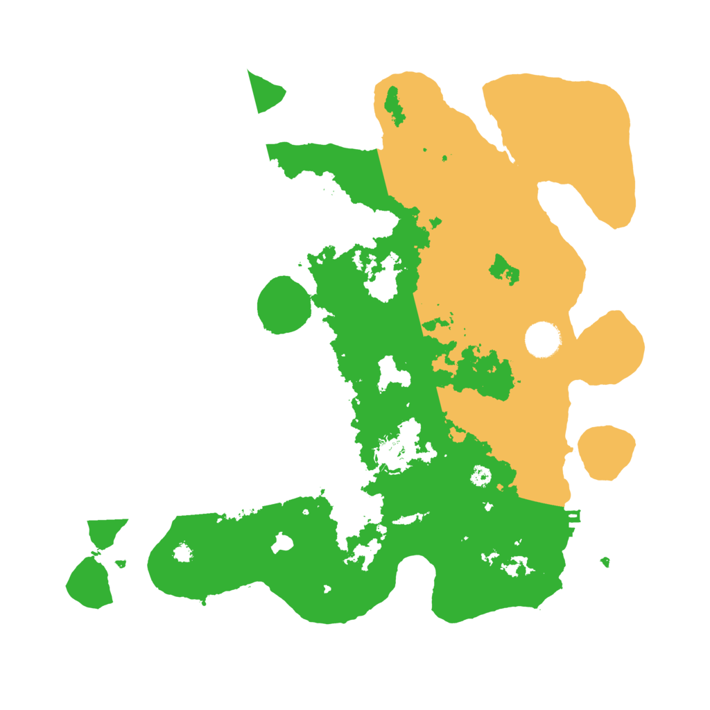 Biome Rust Map: Procedural Map, Size: 3500, Seed: 195099025