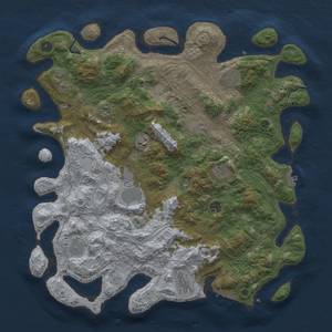 Thumbnail Rust Map: Procedural Map, Size: 4500, Seed: 602922944, 18 Monuments