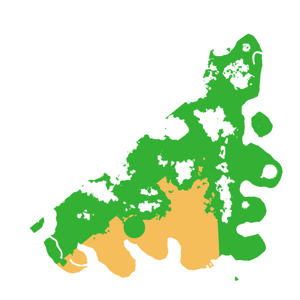 Biome Rust Map: Procedural Map, Size: 3700, Seed: 121272838