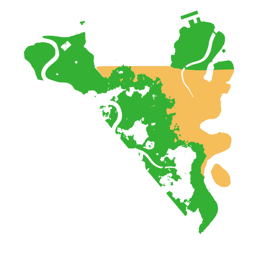 Biome Rust Map: Procedural Map, Size: 3000, Seed: 773271553