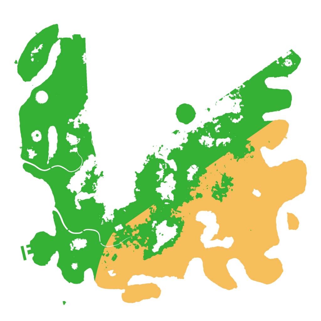 Biome Rust Map: Procedural Map, Size: 4500, Seed: 368365948