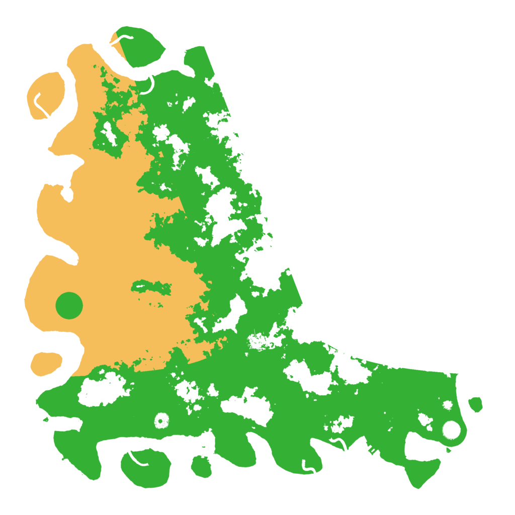 Biome Rust Map: Procedural Map, Size: 5000, Seed: 20230606