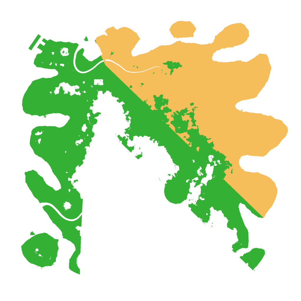 Biome Rust Map: Procedural Map, Size: 3500, Seed: 473540075