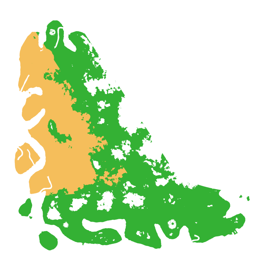 Biome Rust Map: Procedural Map, Size: 4500, Seed: 56485425