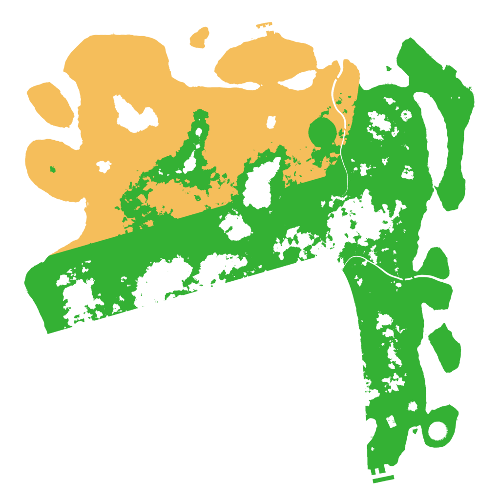 Biome Rust Map: Procedural Map, Size: 4700, Seed: 1370631071