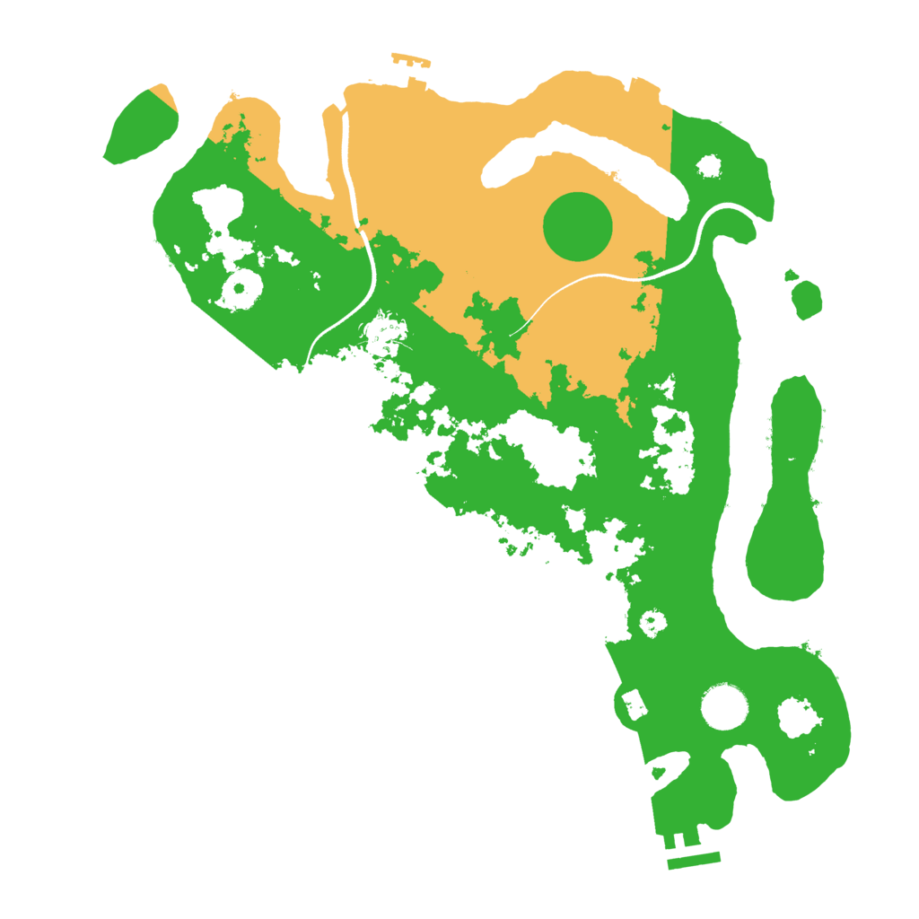Biome Rust Map: Procedural Map, Size: 3500, Seed: 1175764470