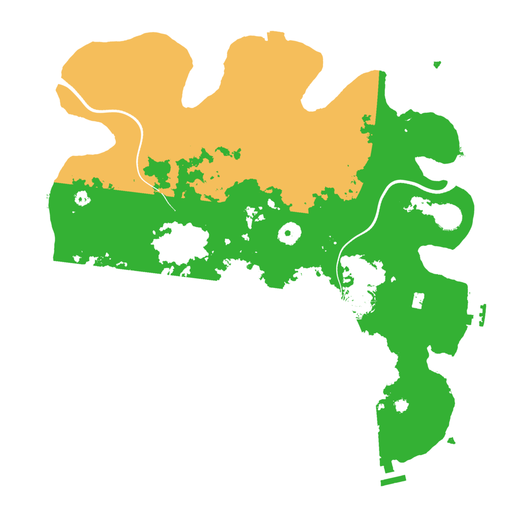 Biome Rust Map: Procedural Map, Size: 3500, Seed: 457689787