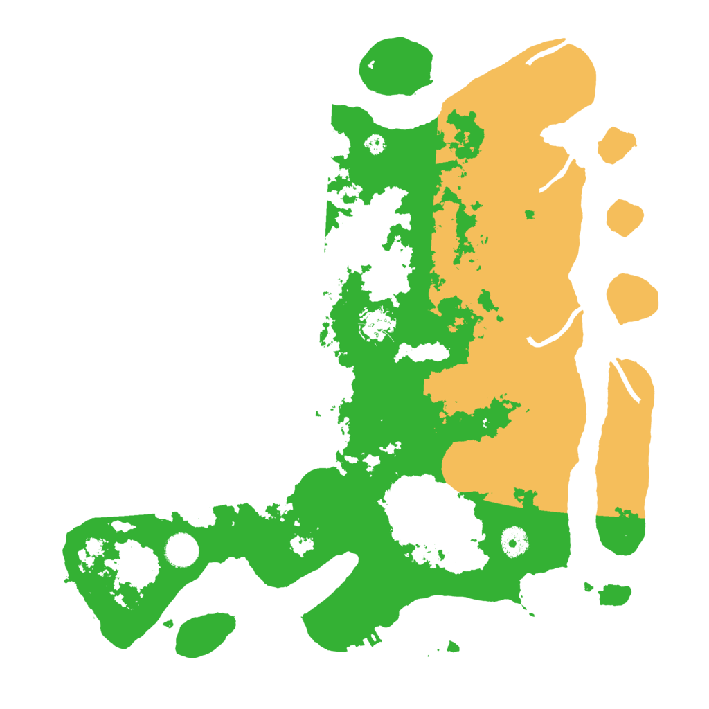 Biome Rust Map: Procedural Map, Size: 3700, Seed: 243941039