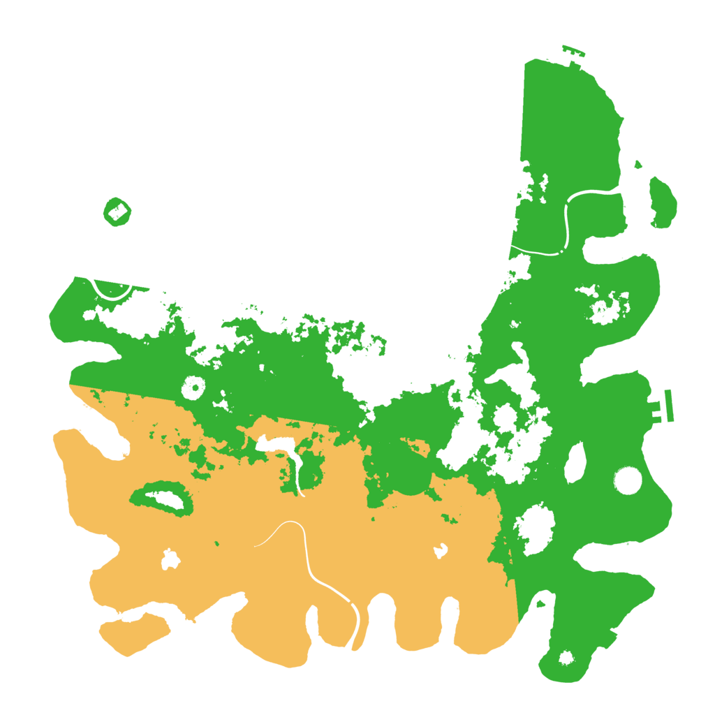 Biome Rust Map: Procedural Map, Size: 4500, Seed: 1487524875