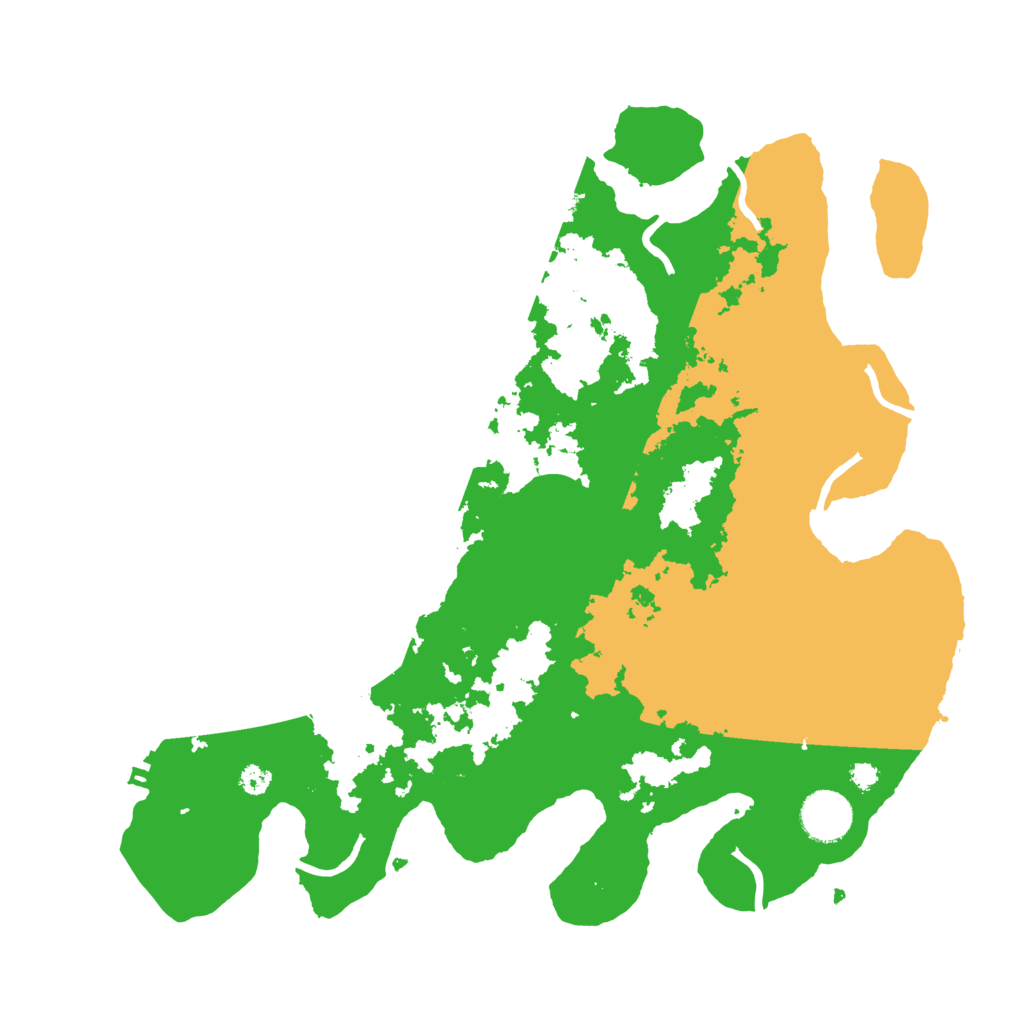Biome Rust Map: Procedural Map, Size: 3500, Seed: 2147217993