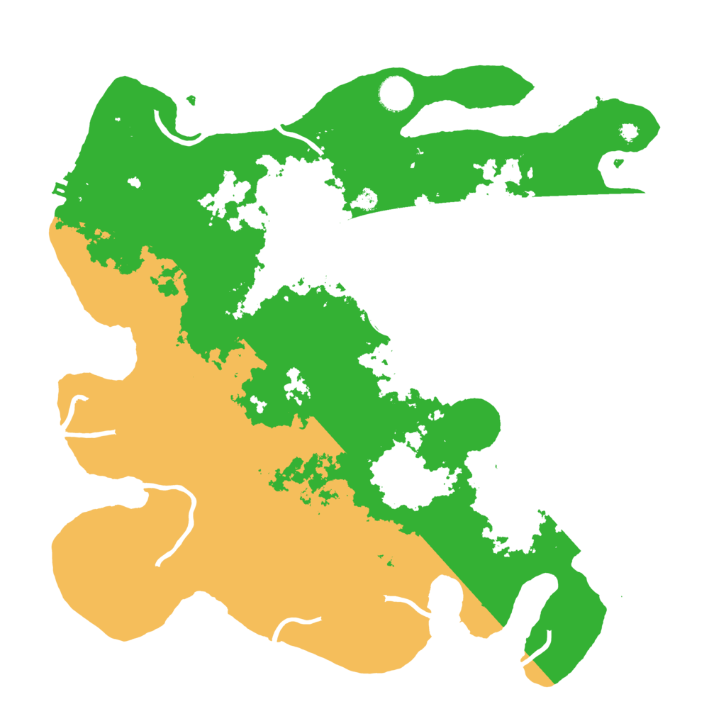 Biome Rust Map: Procedural Map, Size: 3700, Seed: 1562787439