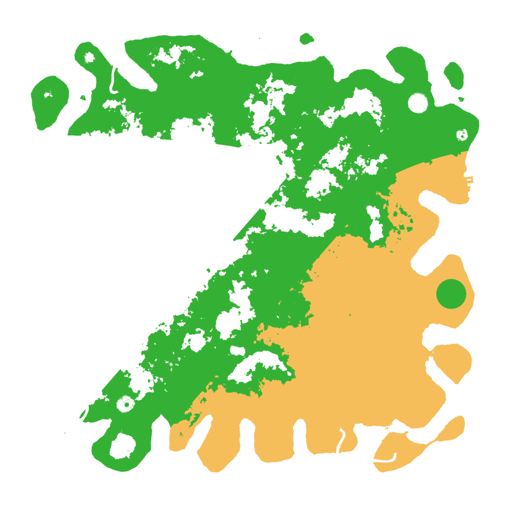 Biome Rust Map: Procedural Map, Size: 4500, Seed: 2128847774