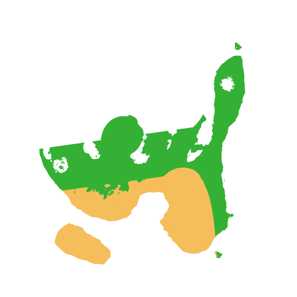 Biome Rust Map: Procedural Map, Size: 2000, Seed: 1218854617