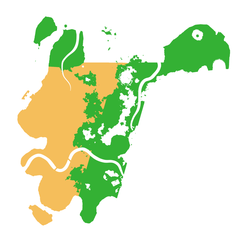 Biome Rust Map: Procedural Map, Size: 3500, Seed: 1462706320