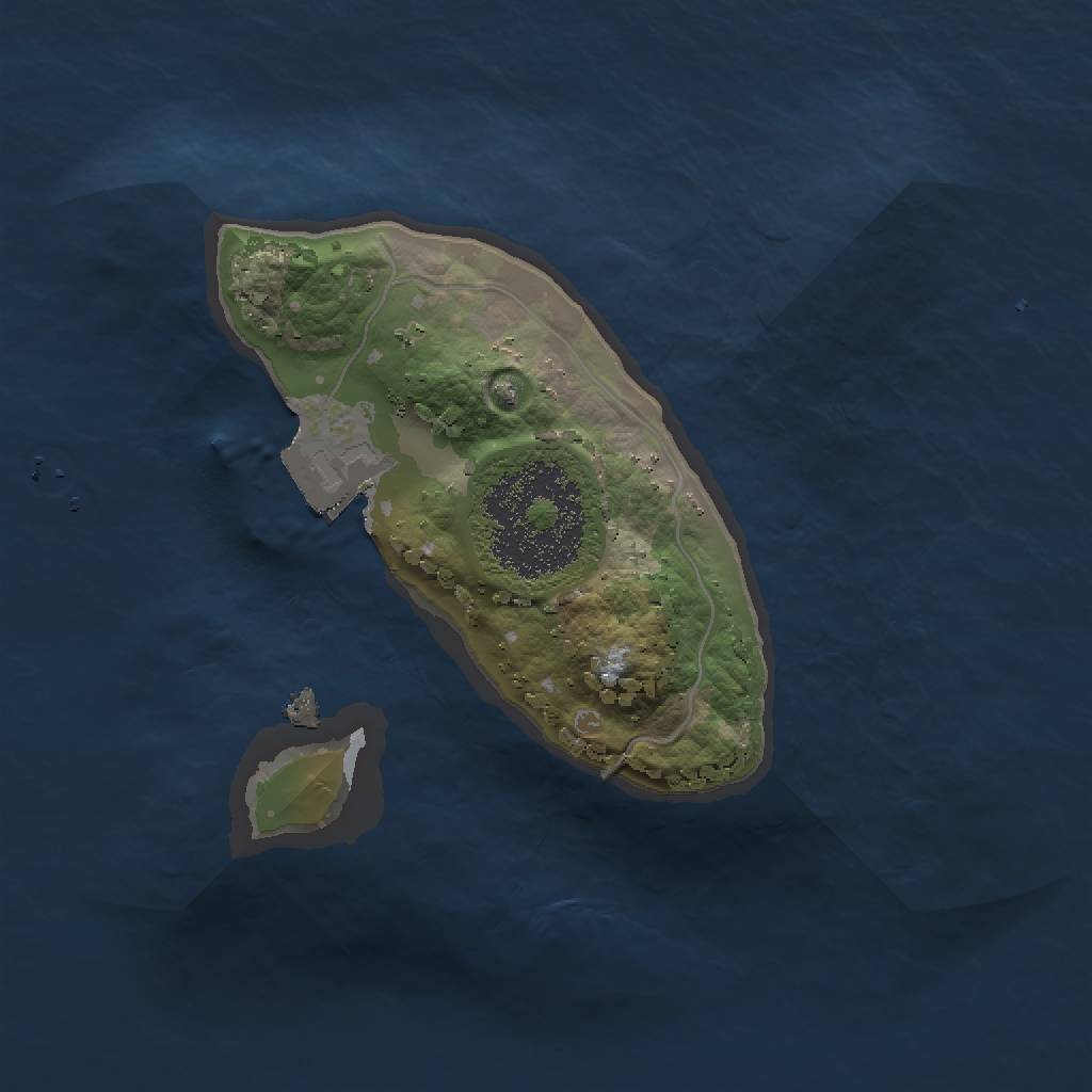 Rust Map: Procedural Map, Size: 1500, Seed: 1992114578, 3 Monuments