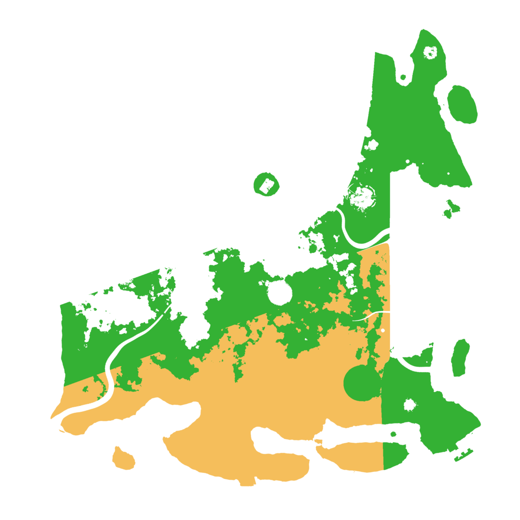 Biome Rust Map: Procedural Map, Size: 3850, Seed: 5109908