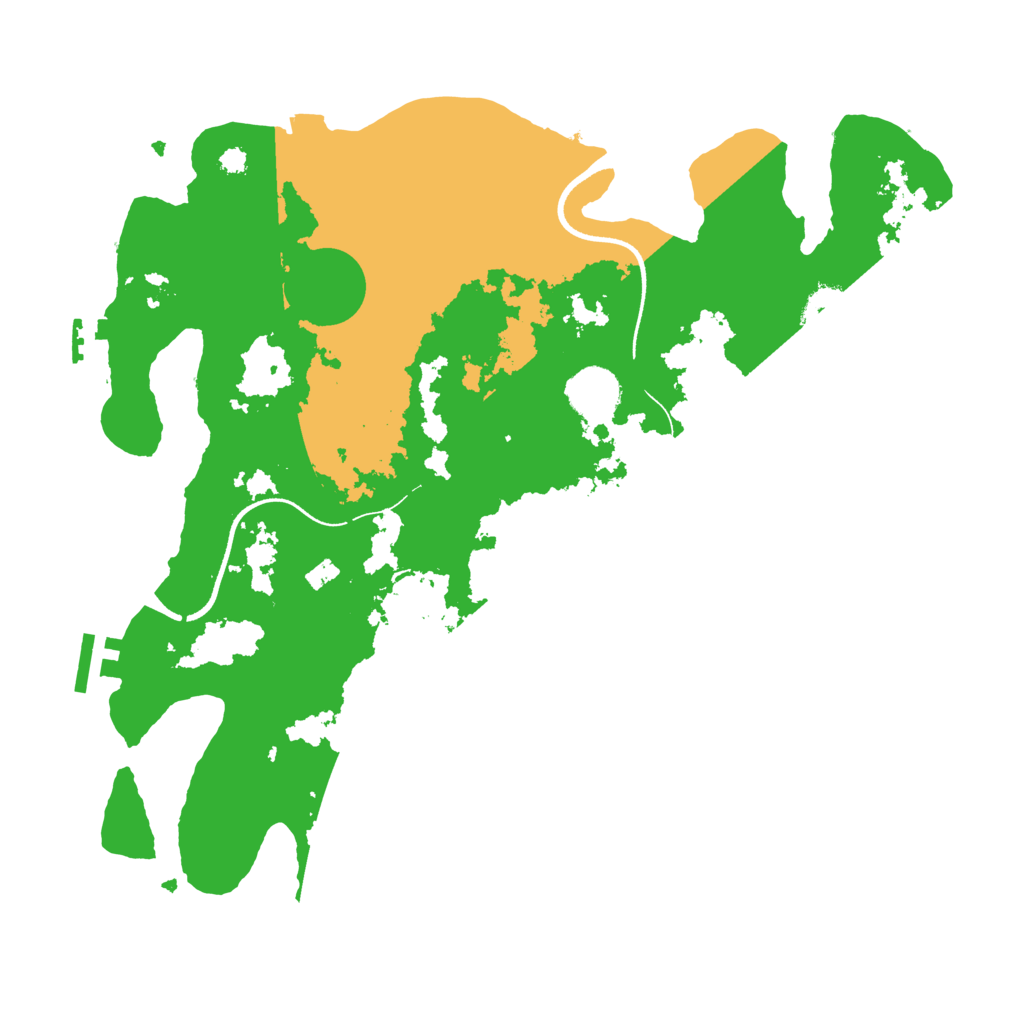 Biome Rust Map: Procedural Map, Size: 3500, Seed: 54041711