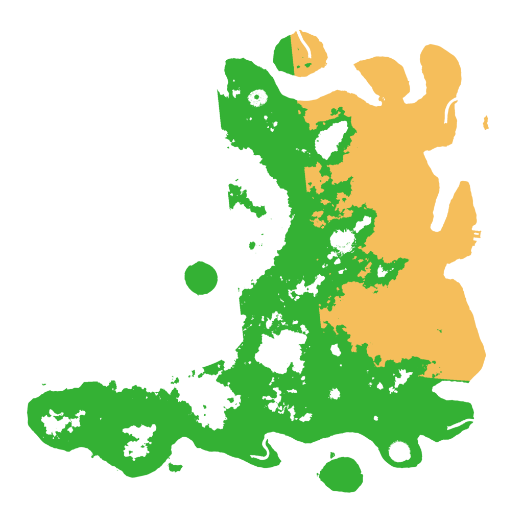 Biome Rust Map: Procedural Map, Size: 4400, Seed: 38747546