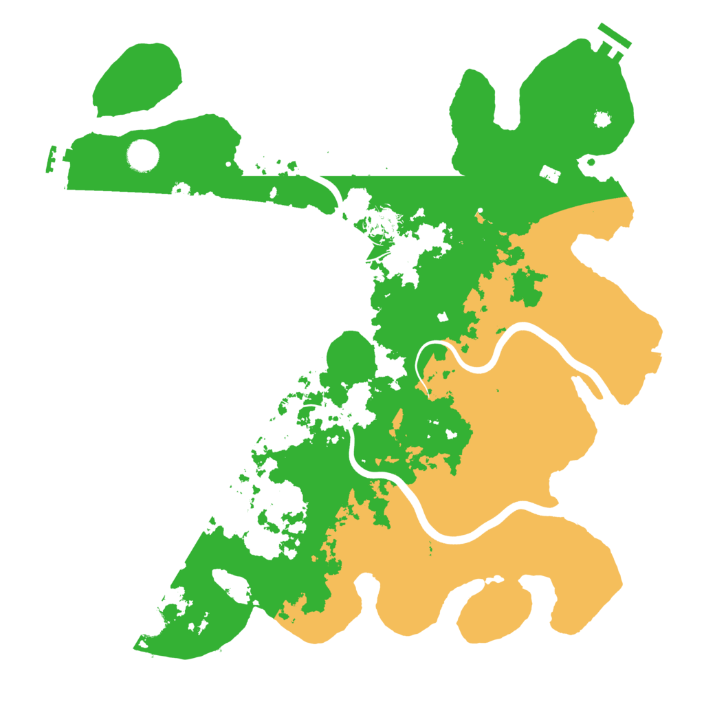 Biome Rust Map: Procedural Map, Size: 3850, Seed: 1162353