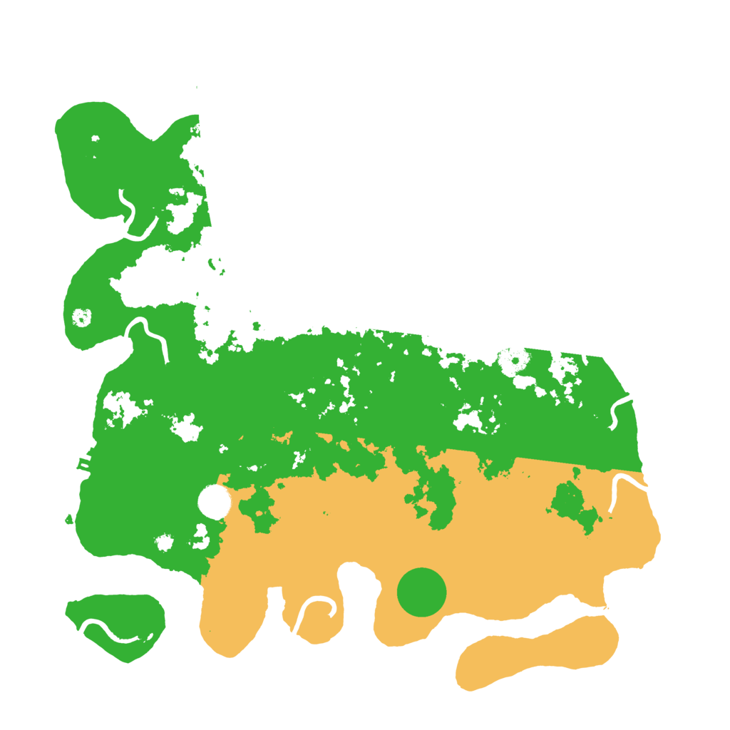 Biome Rust Map: Procedural Map, Size: 3900, Seed: 57463092