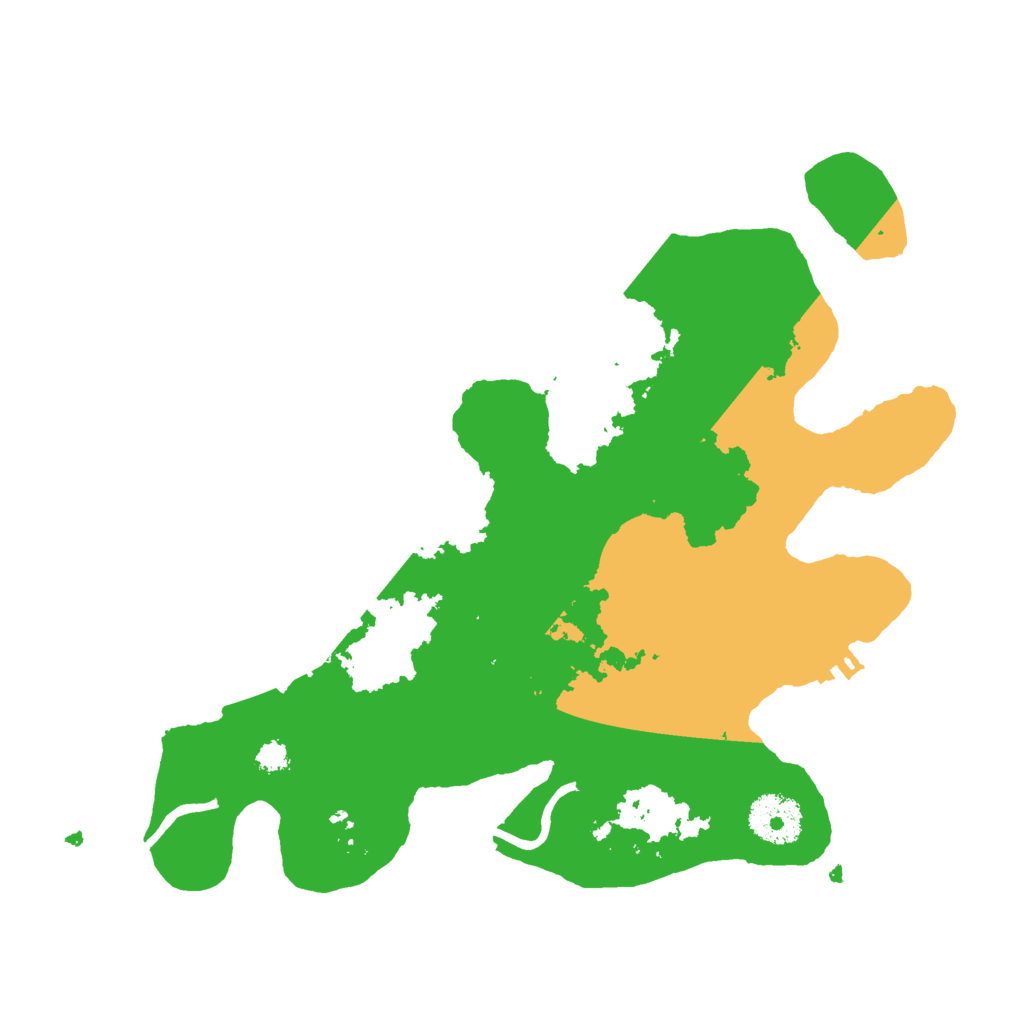 Biome Rust Map: Procedural Map, Size: 3000, Seed: 2483