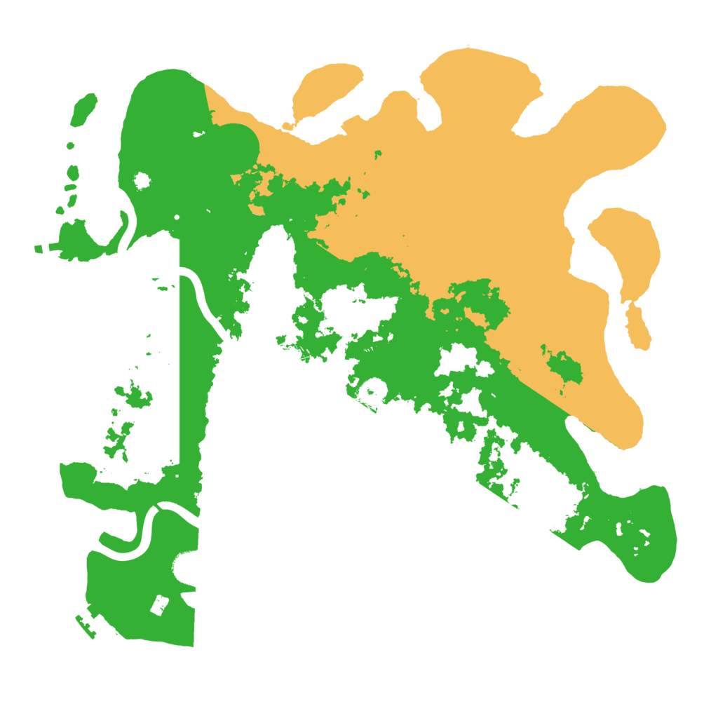 Biome Rust Map: Procedural Map, Size: 3900, Seed: 67382787