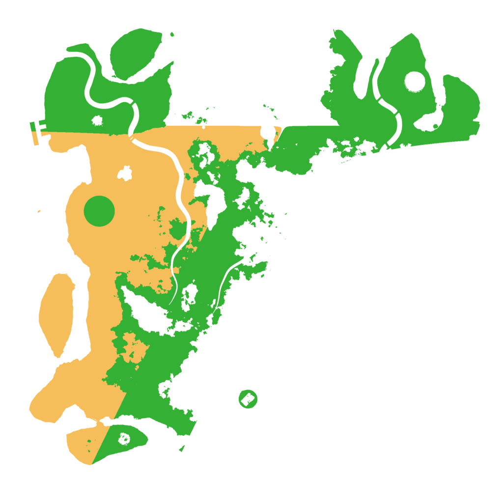 Biome Rust Map: Procedural Map, Size: 4300, Seed: 67177563