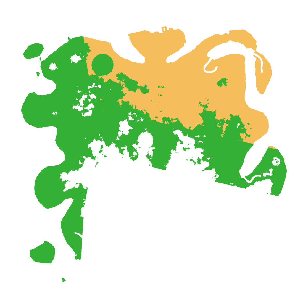 Biome Rust Map: Procedural Map, Size: 3700, Seed: 1862983