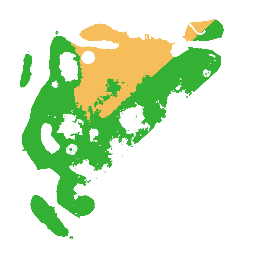 Biome Rust Map: Procedural Map, Size: 3500, Seed: 16038042