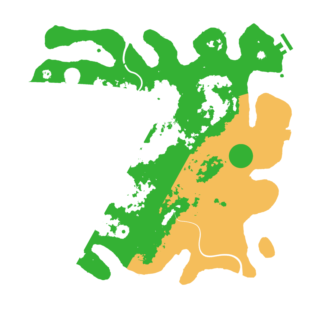 Biome Rust Map: Procedural Map, Size: 3400, Seed: 85495263